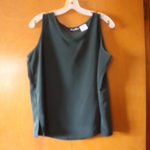 COPY - FINAL PRICE CUTE ARMY GREEN BUSINESS TANK TOP